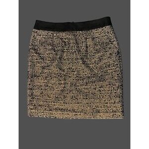 Trina Turk Women’s Black And Gold Skirt Size 8